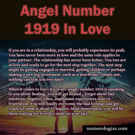 1919 angel number meaning twin flame|1919 Angel Number: Meaning, Numerology,。